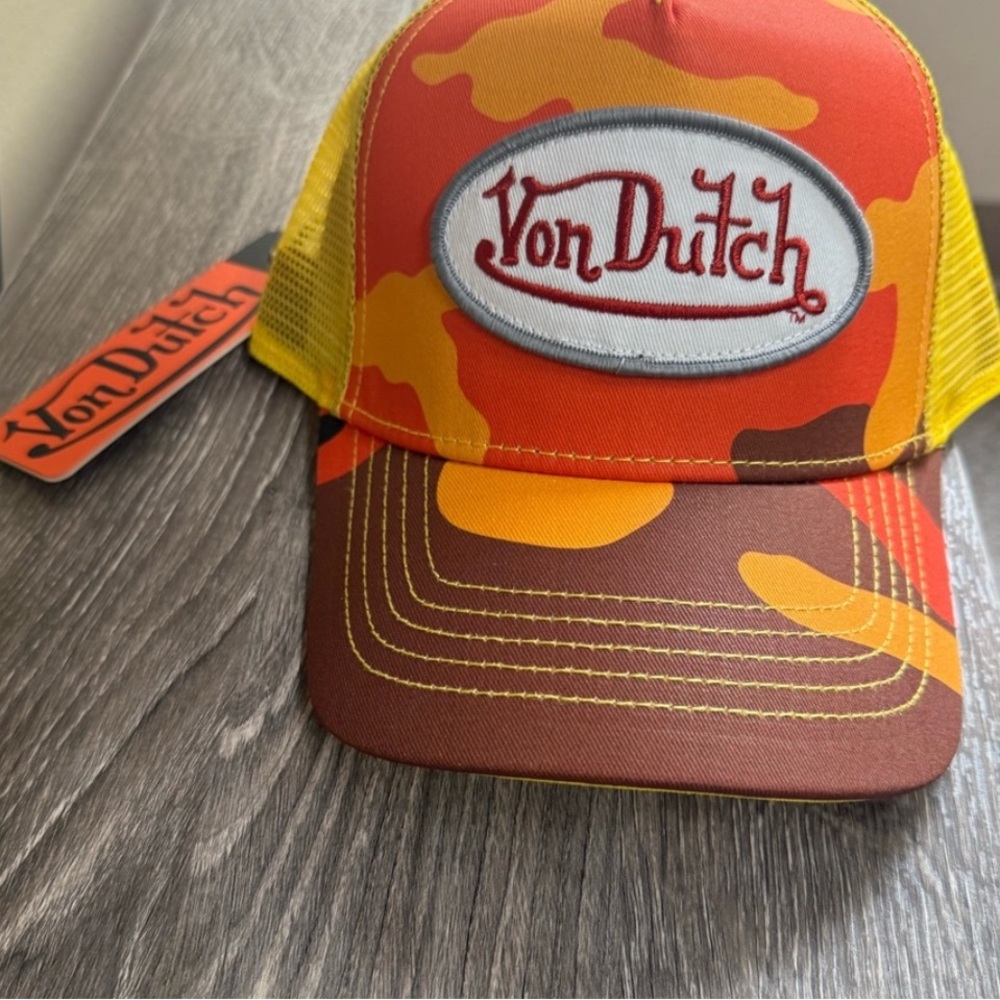 SUPER CRAZY SUNDAY SALE! 
Von Dutch Multicolor Trucker Hat